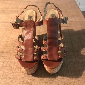 Steve Madden Leather Wedges